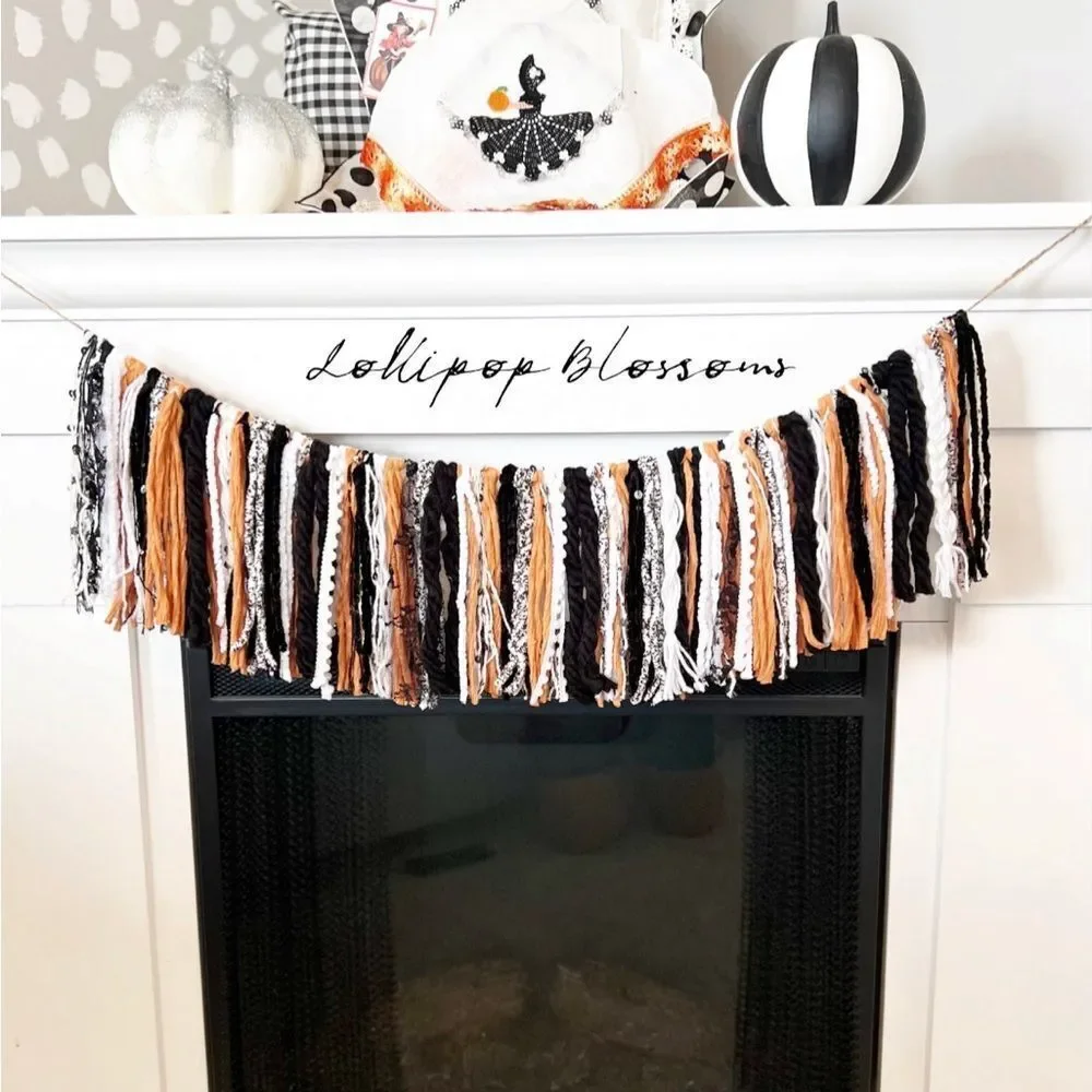 Holiday Halloween Tassel Garland